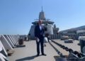 Președintele Asociației BETANIA, Andrei Muit, a ”inspectat” fregata HNLMS Evertsen- vedeta Marinei Regale Olandeze