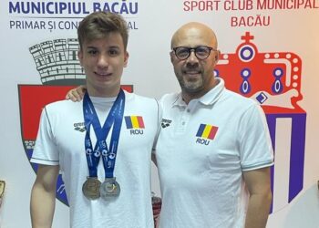 Rezultate de excepție, obținute la Campionatul European de Înot pentru Juniori, sub coordonarea unui cadru didactic de la Universitatea „Vasile Alecsandri” din Bacău