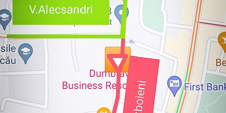 Schimbare de prioritate la intersecția unor străzi din Bacău