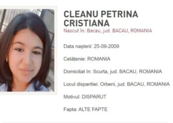 Minoră din Orbeni, dispărută!