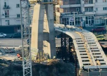 Restricții de circulație la “ciupercuțe” pentru lucrările la pasarelă!