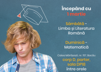 Universitatea „Vasile Alecsandri” din Bacău organizează cursuri gratuite de pregătire pentru Bacalaureat 2025