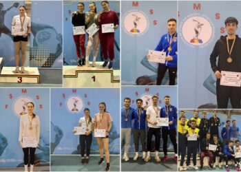 Universitatea ,,Vasile Alecsandri” din Bacău, din nou pe podium, la Campionatul Național Universitar de Atletism