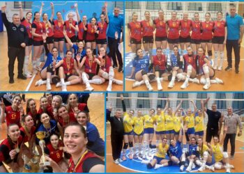 Echipa feminină de volei a Universității ,,Vasile Alecsandri din Bacău” a devenit vicecampioană națională universitară