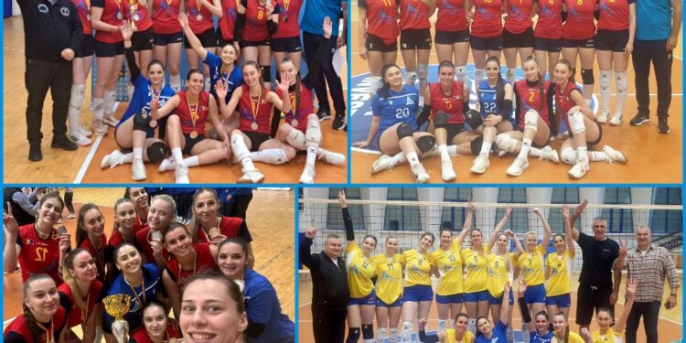 Echipa feminină de volei a Universității ,,Vasile Alecsandri din Bacău” a devenit vicecampioană națională universitară