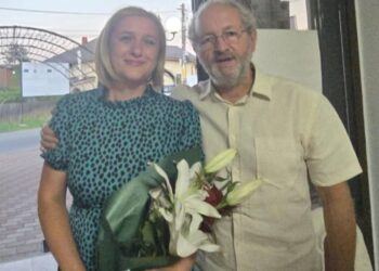 Șefa Inspectoratului Școlar Județean Județean Bacău, Anca Egarmin, în tandrețuri publice cu neolegionarul  Dan Puric!