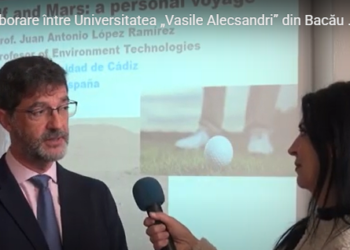 10 ani de colaborare între Universitatea „Vasile Alecsandri” din Bacău și Universitatea din Cadiz, Spania